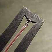 Thermocouple Welded to Thermode