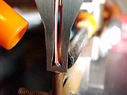 Welding Thermocouple to Thermode